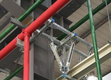 西青该抗震支架的整体式支吊架结构协调性好